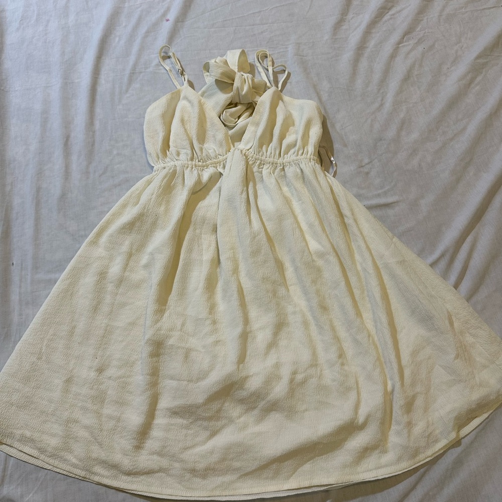 Adult Charming Cream Dress
